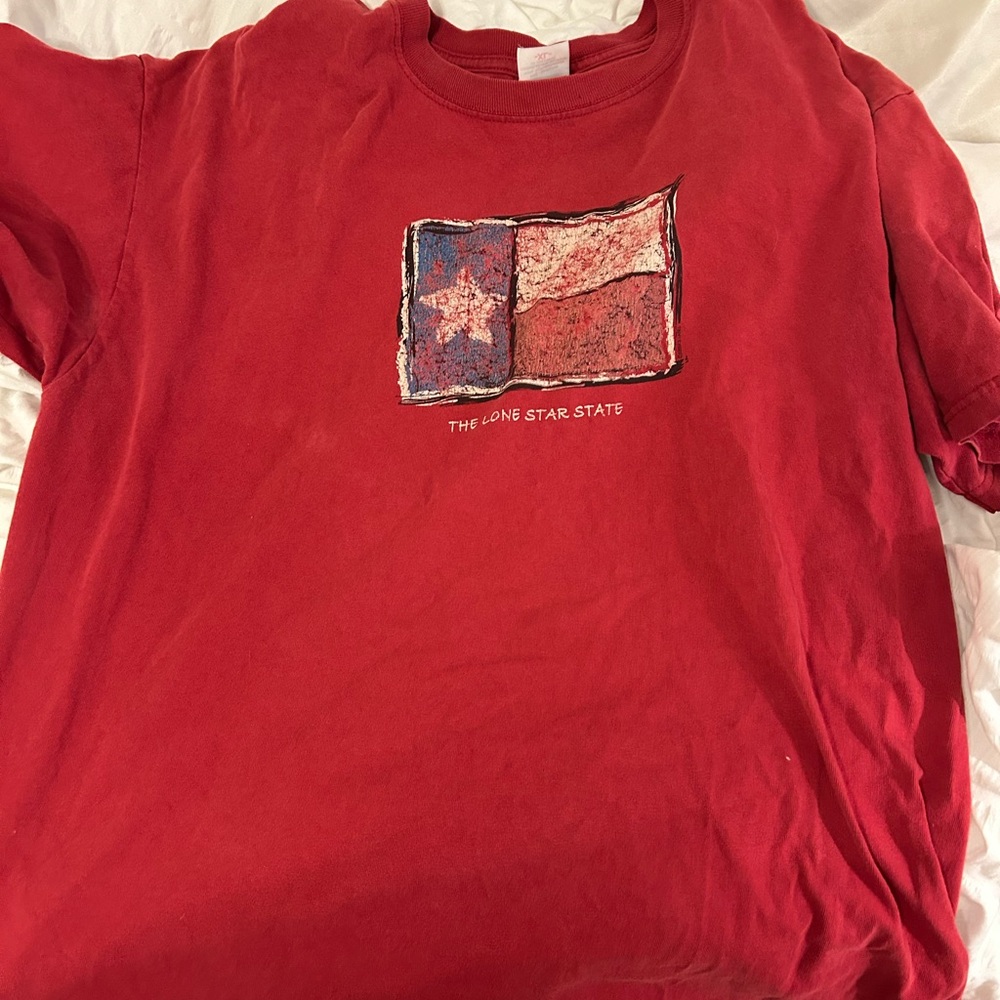 Red Texas Graphic T-Shirt